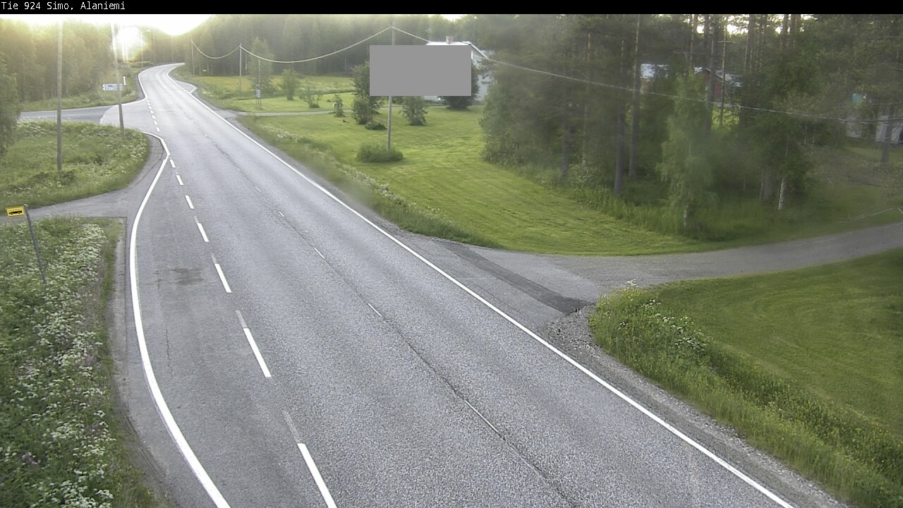 Weather Camera Image Väg 924 Simo, Alaniemi, Simo, Lappi
