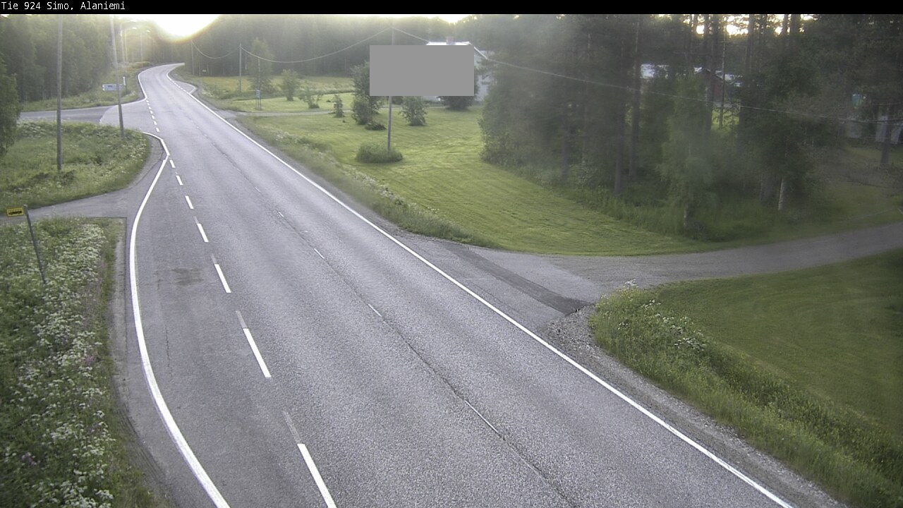 Weather Camera Image Väg 924 Simo, Alaniemi, Simo, Lappi
