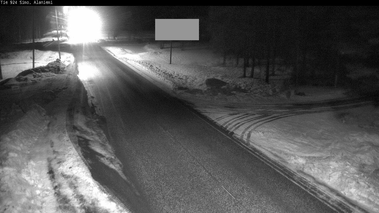Kelikamerat Kuva Tie 924 Simo, Alaniemi, Simo, Lappi