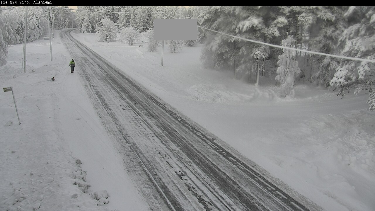 Kelikamerat Kuva Tie 924 Simo, Alaniemi, Simo, Lappi