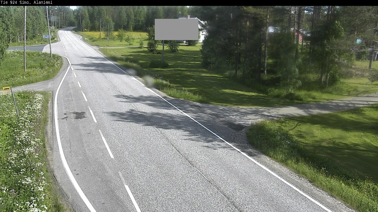 Weather Camera Image Väg 924 Simo, Alaniemi, Simo, Lappi