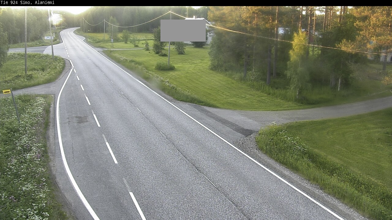 Weather Camera Image Väg 924 Simo, Alaniemi, Simo, Lappi
