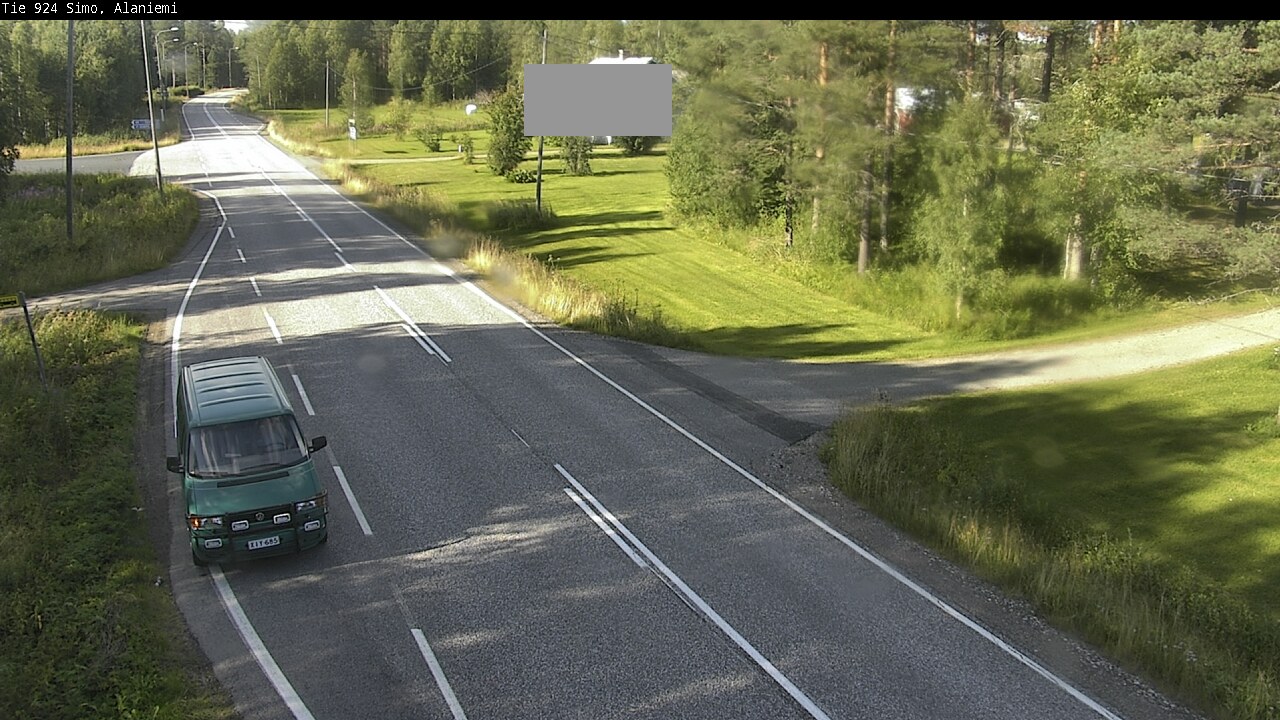 Kelikamerat Kuva Tie 924 Simo, Alaniemi, Simo, Lappi