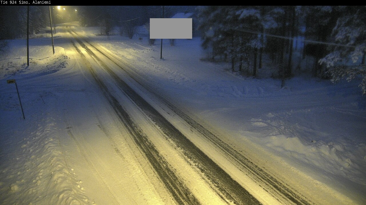 Weather Camera Image Väg 924 Simo, Alaniemi, Simo, Lappi