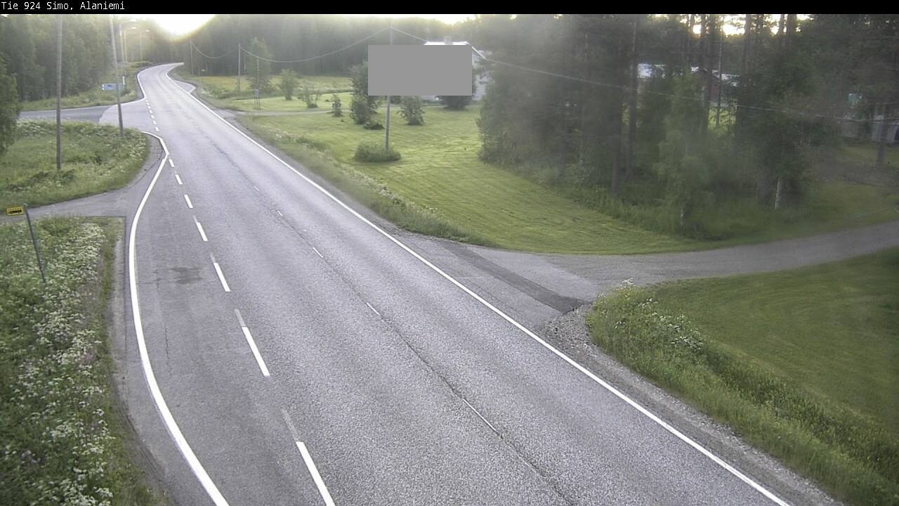 Weather Camera Image Väg 924 Simo, Alaniemi, Simo, Lappi