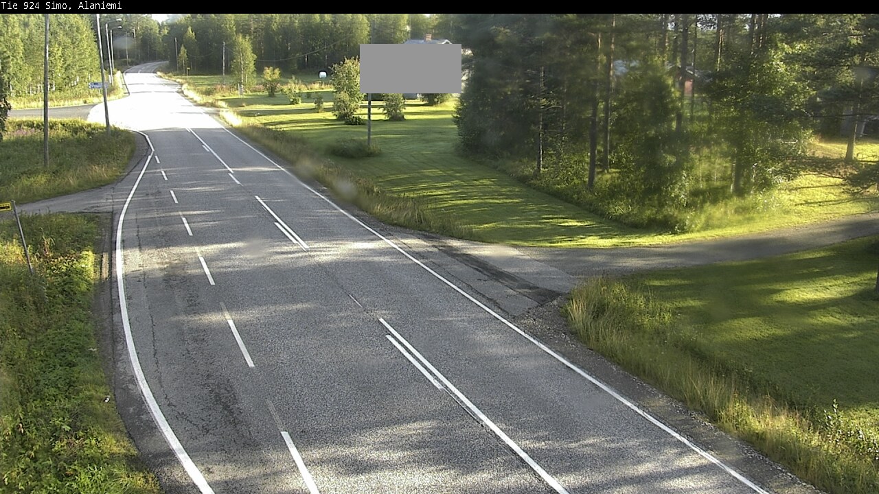 Kelikamerat Kuva Tie 924 Simo, Alaniemi, Simo, Lappi