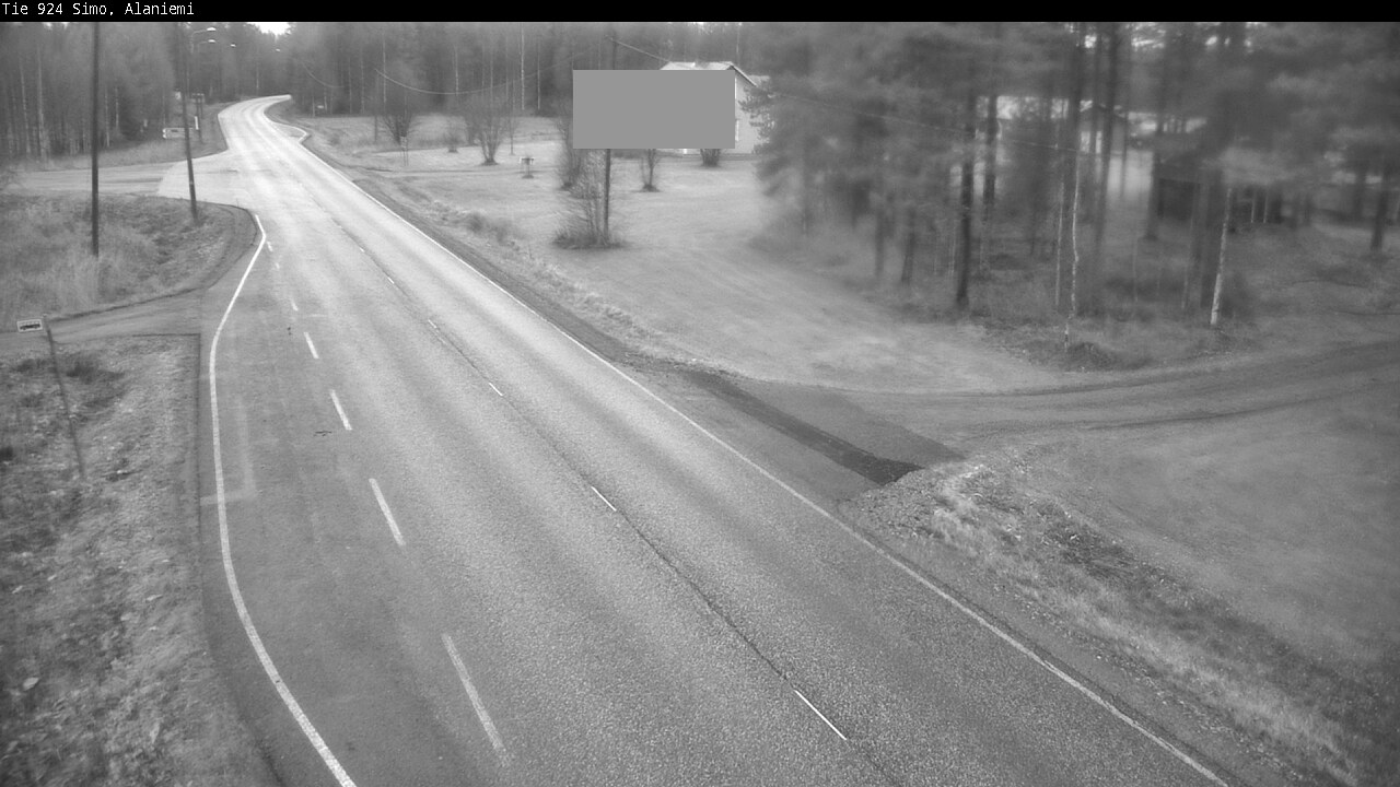 Kelikamerat Kuva Tie 924 Simo, Alaniemi, Simo, Lappi
