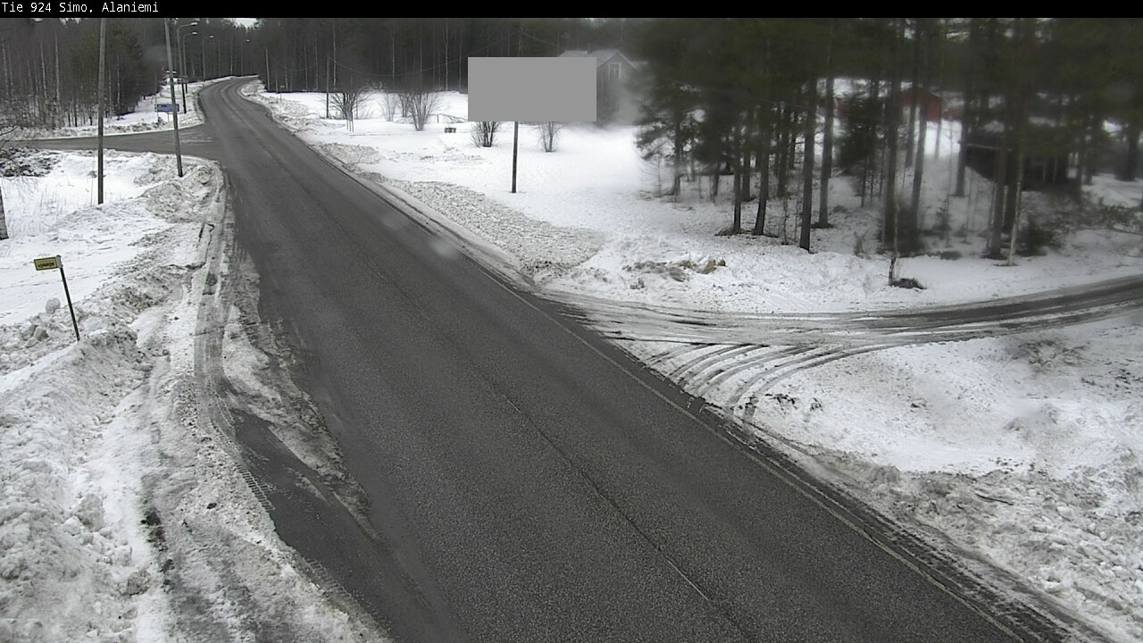 Kelikamerat Kuva Tie 924 Simo, Alaniemi, Simo, Lappi