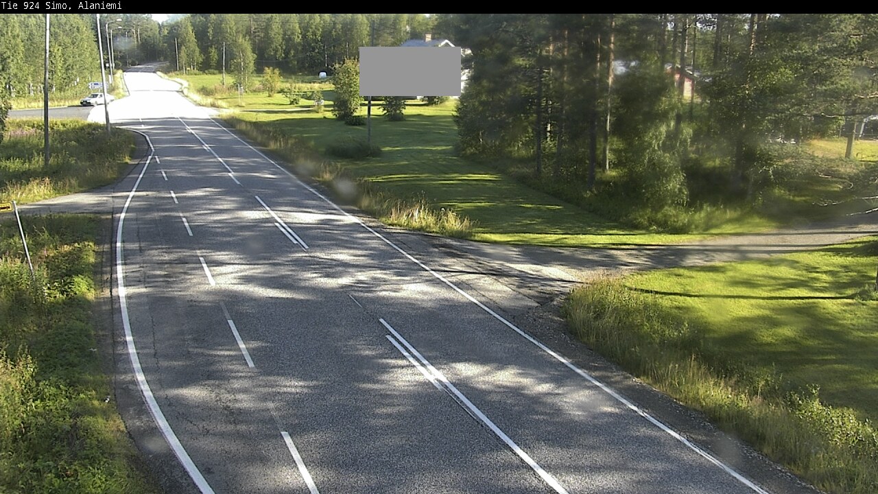 Weather Camera Image Road 924 Simo, Alaniemi, Simo, Lappi