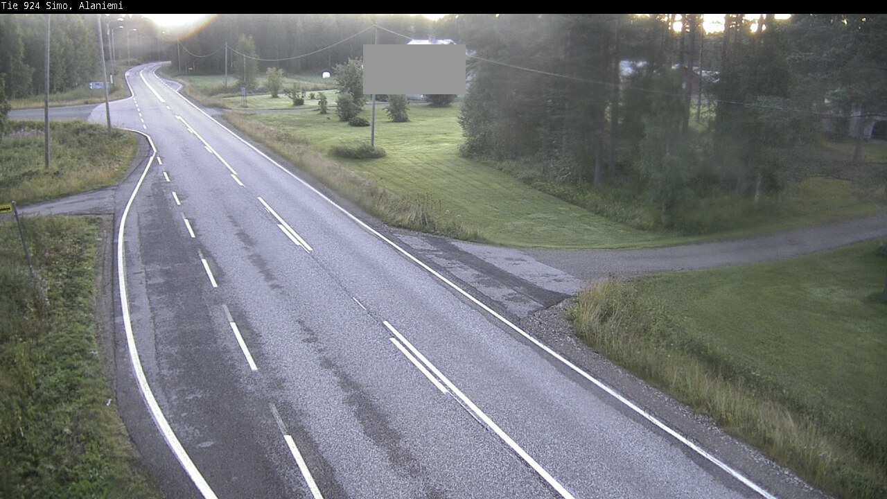 Kelikamerat Kuva Tie 924 Simo, Alaniemi, Simo, Lappi
