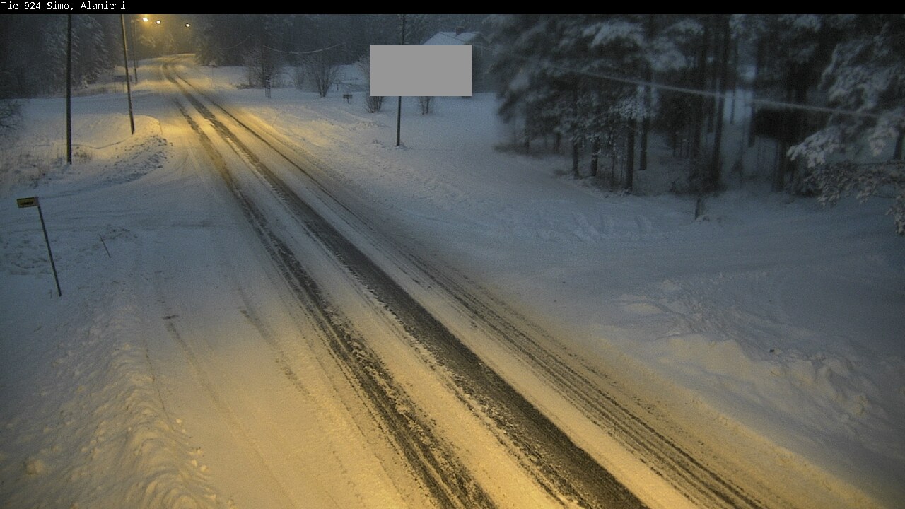 Weather Camera Image Väg 924 Simo, Alaniemi, Simo, Lappi