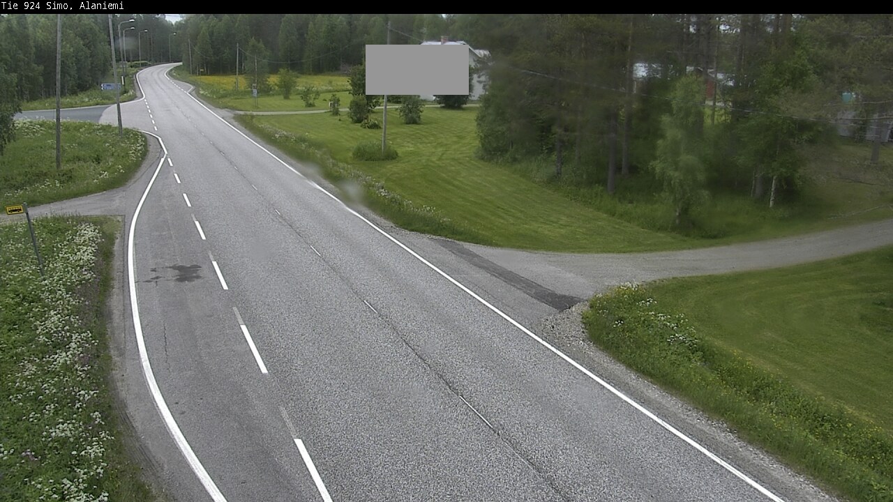 Weather Camera Image Väg 924 Simo, Alaniemi, Simo, Lappi