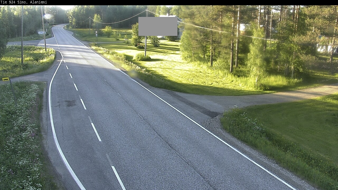 Weather Camera Image Väg 924 Simo, Alaniemi, Simo, Lappi