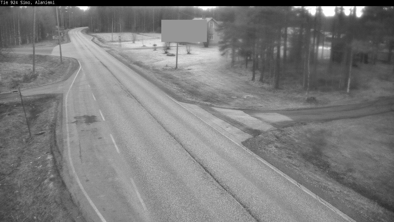 Weather Camera Image Väg 924 Simo, Alaniemi, Simo, Lappi