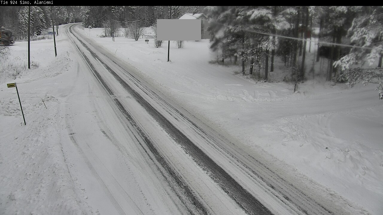 Weather Camera Image Road 924 Simo, Alaniemi, Simo, Lappi