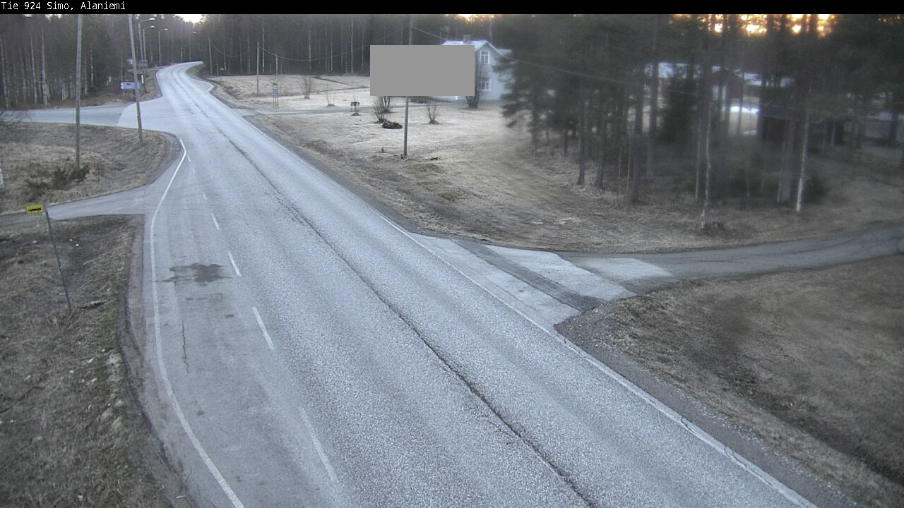Weather Camera Image Väg 924 Simo, Alaniemi, Simo, Lappi