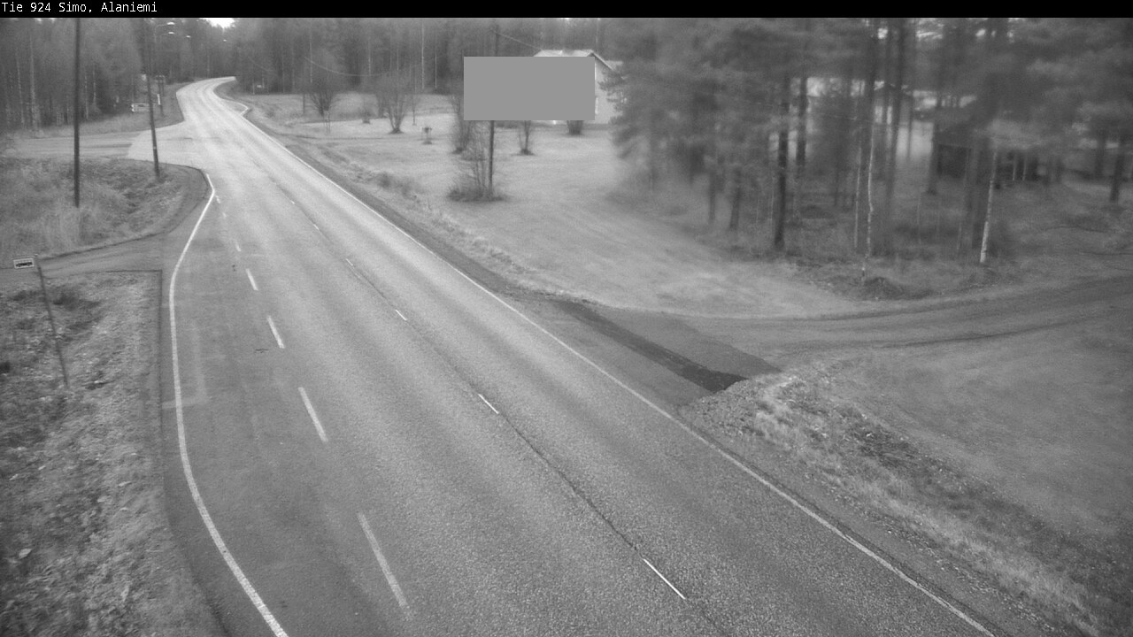 Kelikamerat Kuva Tie 924 Simo, Alaniemi, Simo, Lappi