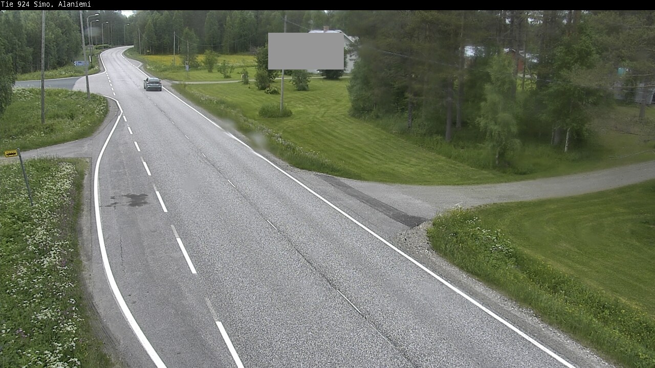 Weather Camera Image Väg 924 Simo, Alaniemi, Simo, Lappi