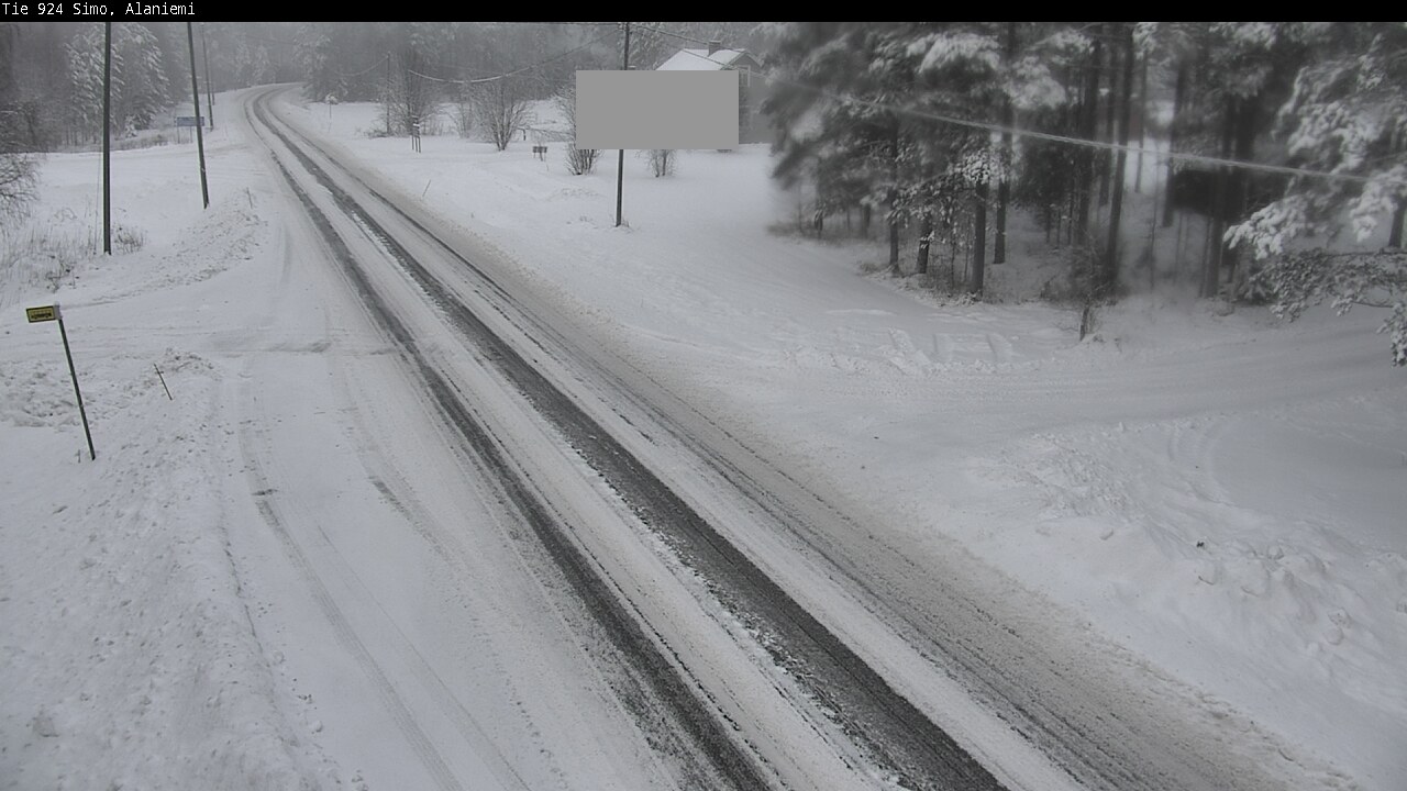 Weather Camera Image Road 924 Simo, Alaniemi, Simo, Lappi