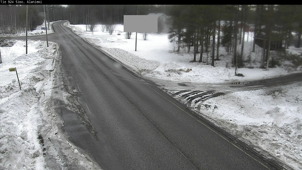 Weather Camera Image Road 924 Simo, Alaniemi, Simo, Lappi