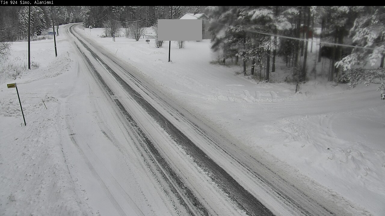 Weather Camera Image Road 924 Simo, Alaniemi, Simo, Lappi