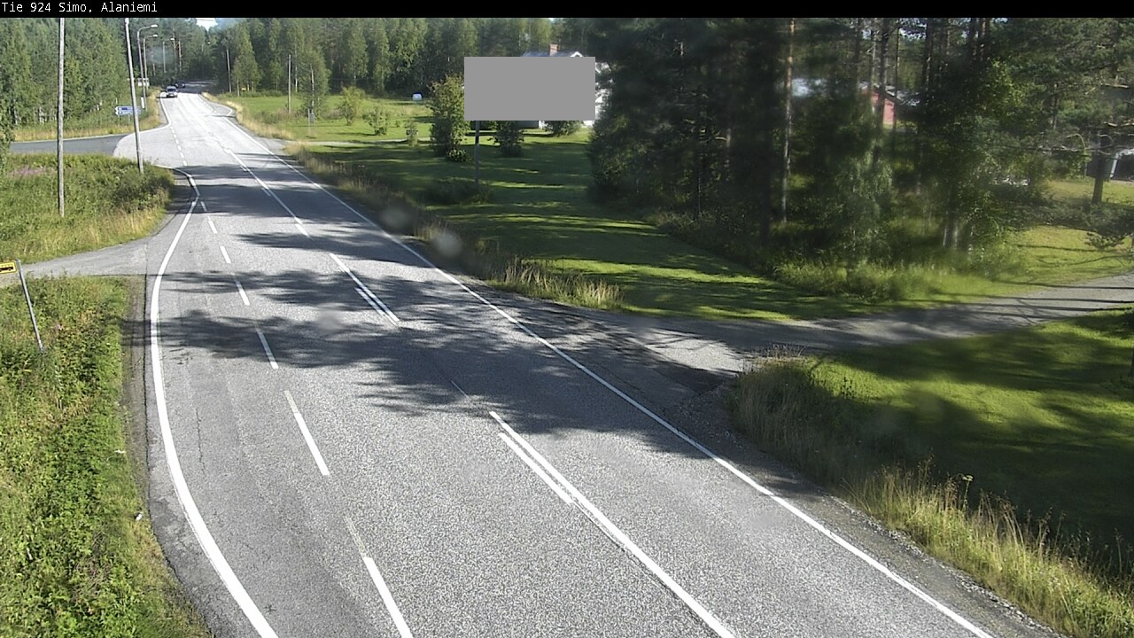 Weather Camera Image Road 924 Simo, Alaniemi, Simo, Lappi