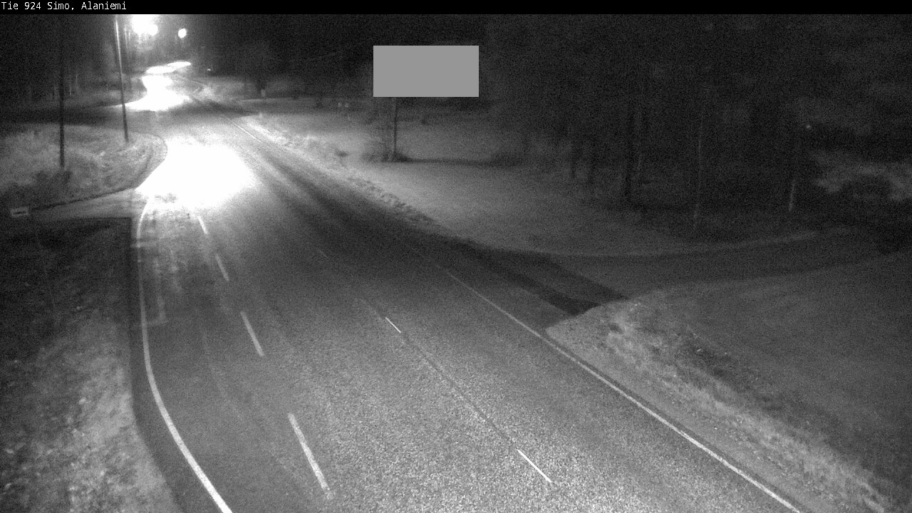Kelikamerat Kuva Tie 924 Simo, Alaniemi, Simo, Lappi