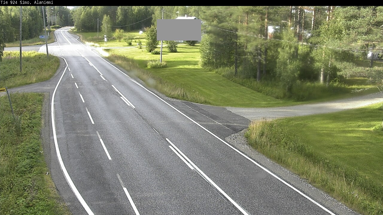 Kelikamerat Kuva Tie 924 Simo, Alaniemi, Simo, Lappi