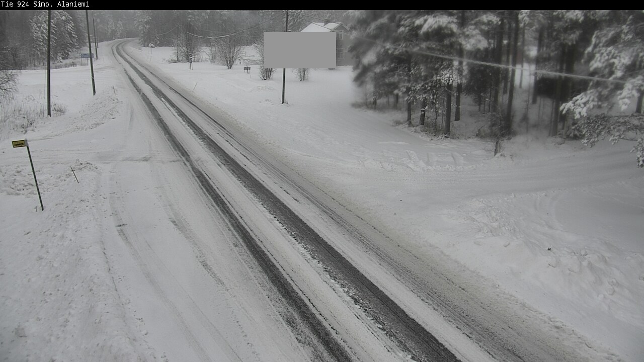 Weather Camera Image Road 924 Simo, Alaniemi, Simo, Lappi
