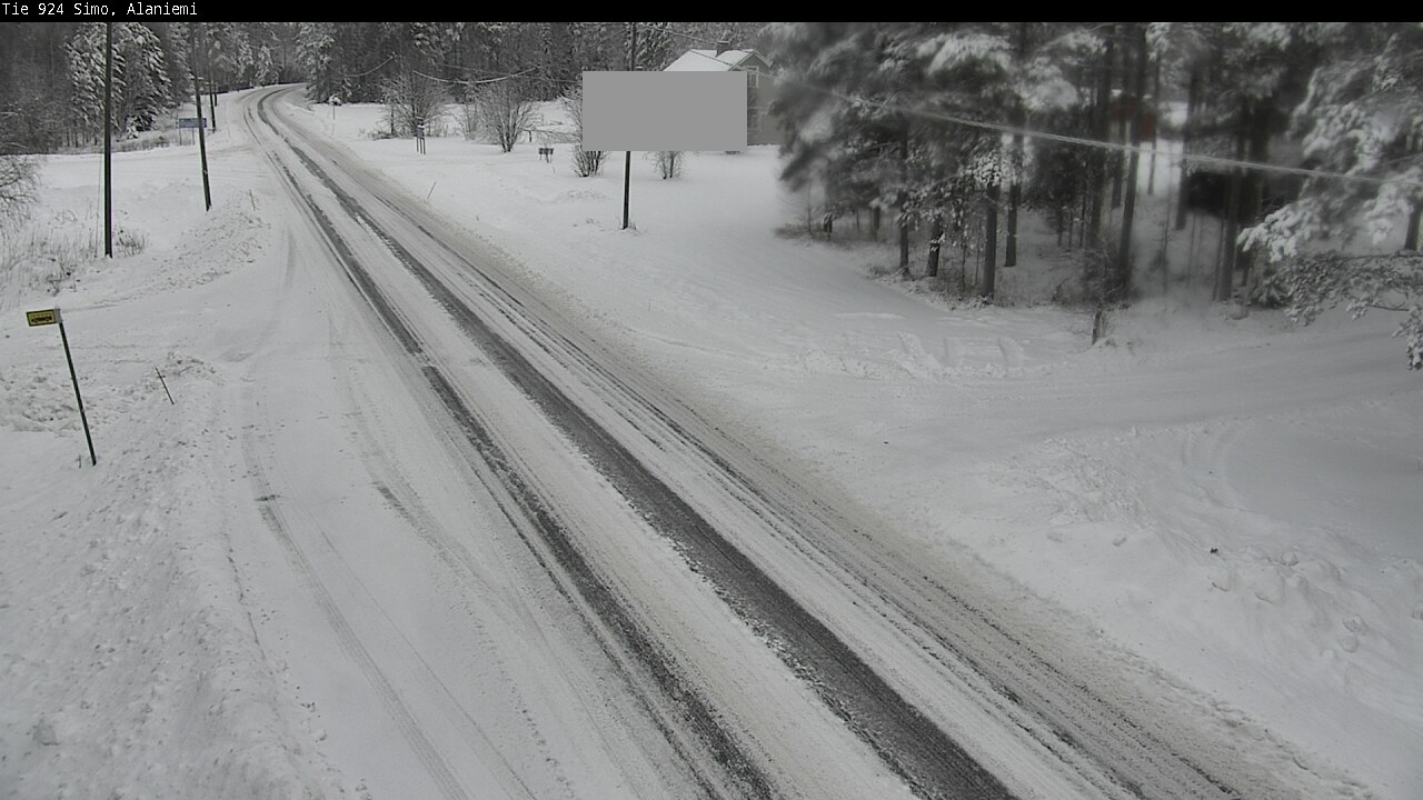 Weather Camera Image Road 924 Simo, Alaniemi, Simo, Lappi