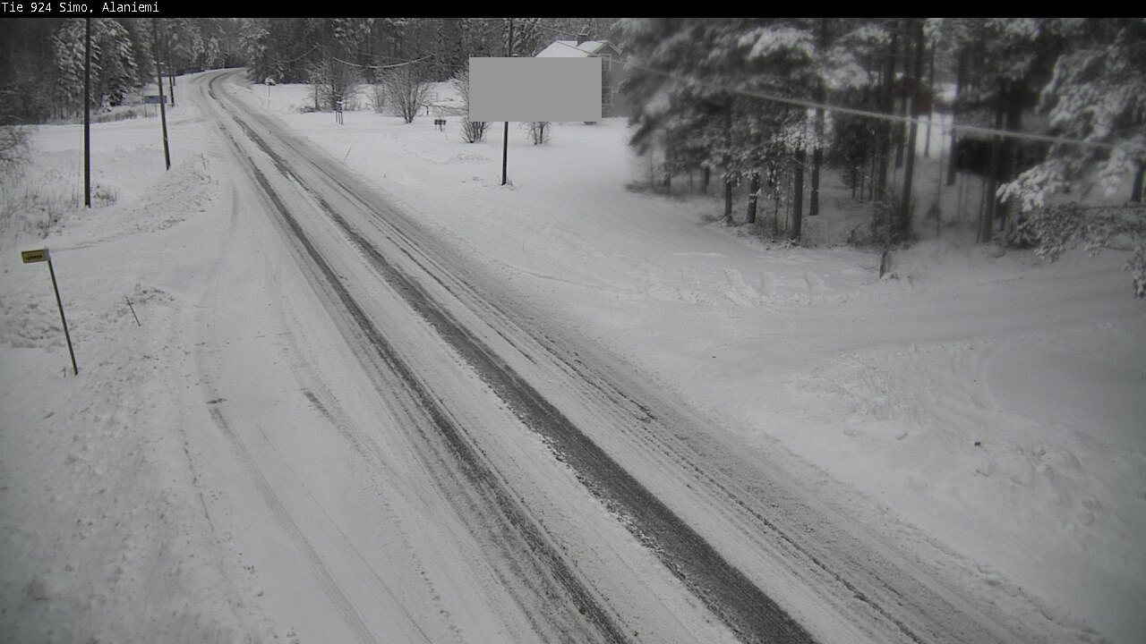 Weather Camera Image Road 924 Simo, Alaniemi, Simo, Lappi