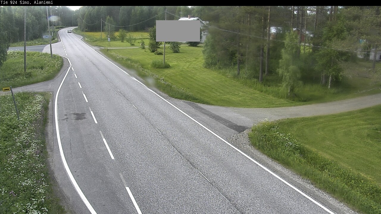 Weather Camera Image Väg 924 Simo, Alaniemi, Simo, Lappi