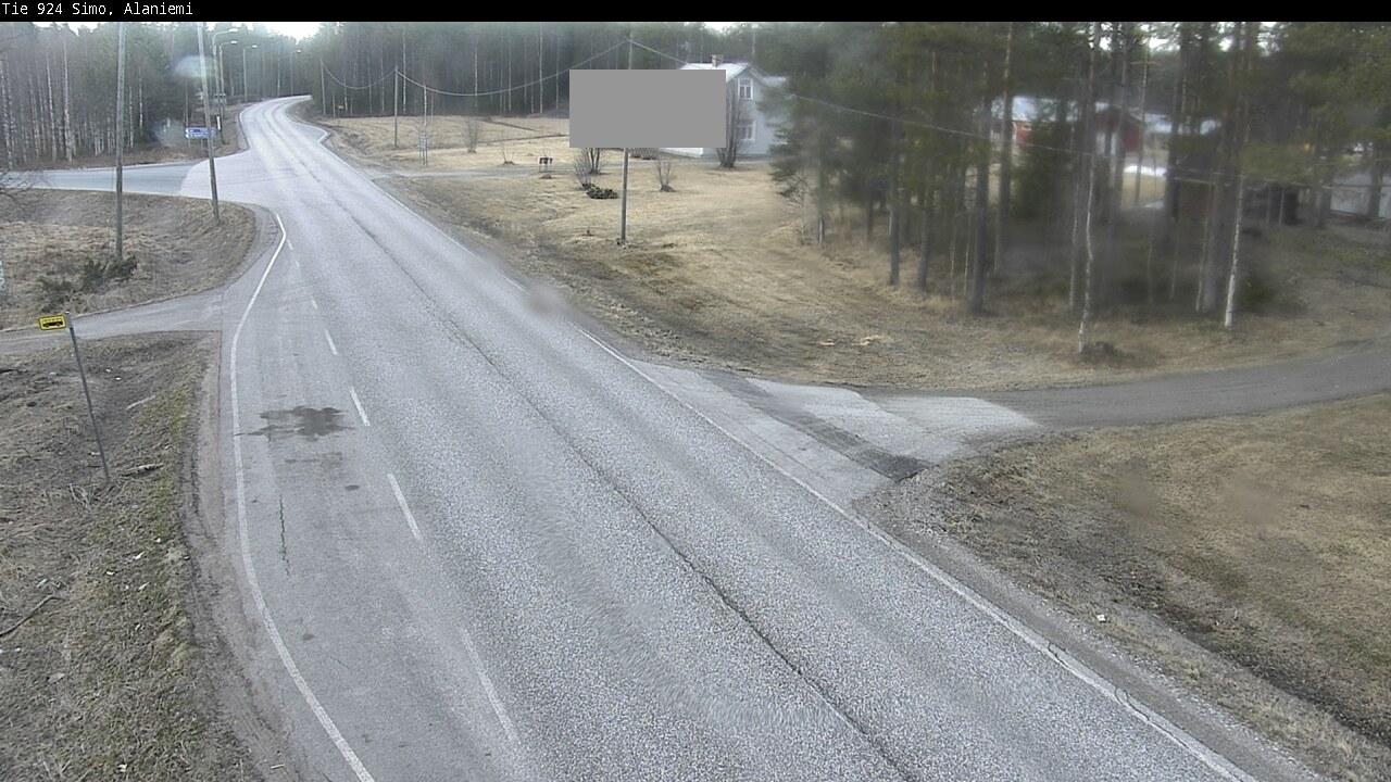 Weather Camera Image Väg 924 Simo, Alaniemi, Simo, Lappi