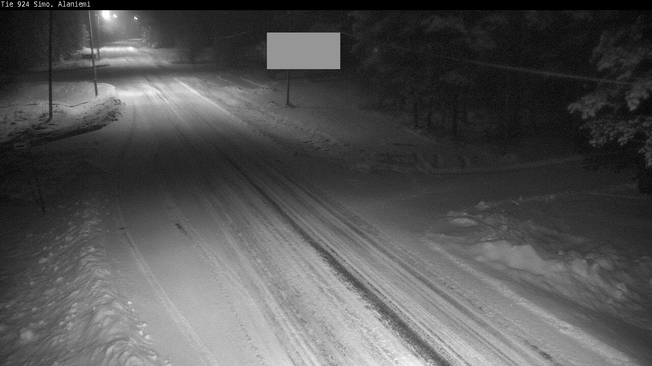 Weather Camera Image Road 924 Simo, Alaniemi, Simo, Lappi