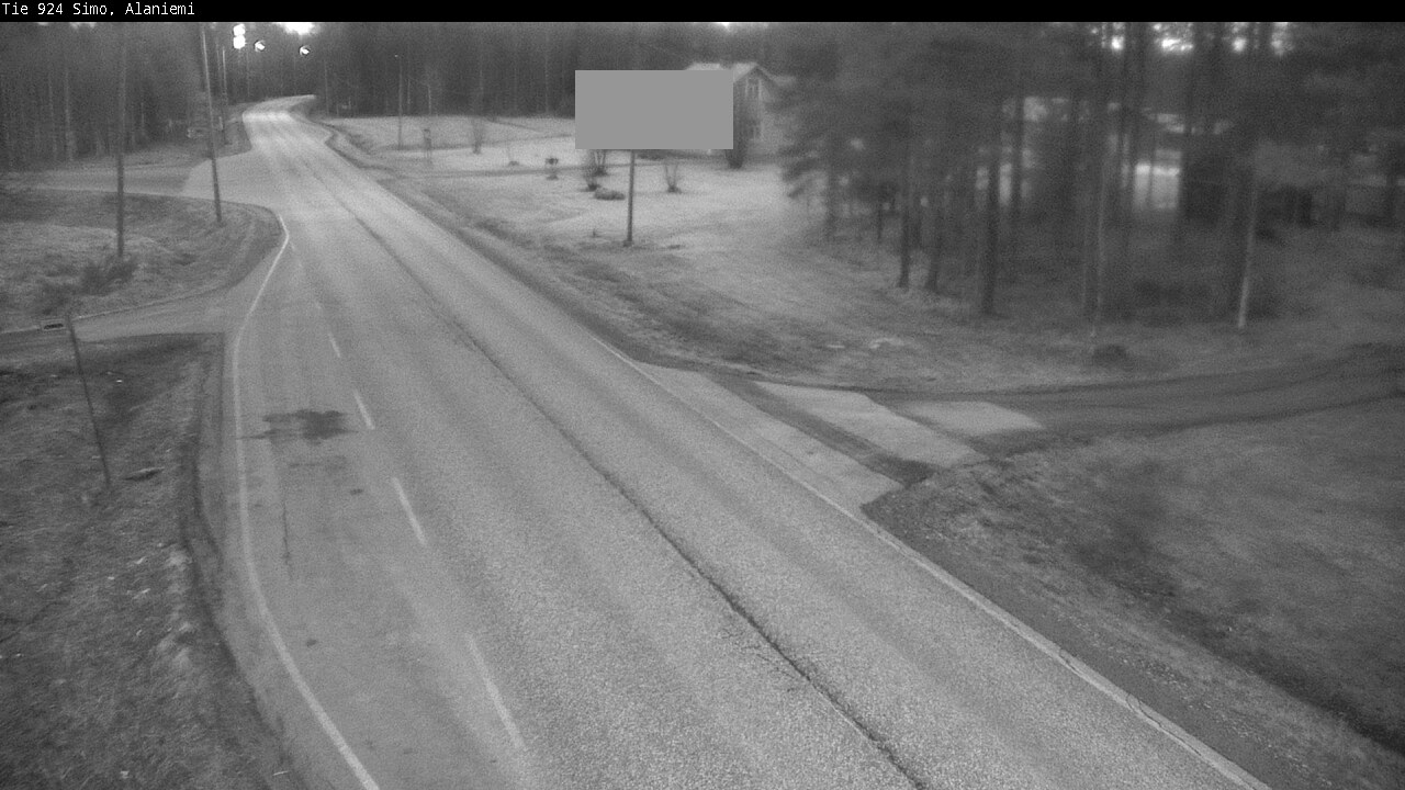 Weather Camera Image Väg 924 Simo, Alaniemi, Simo, Lappi