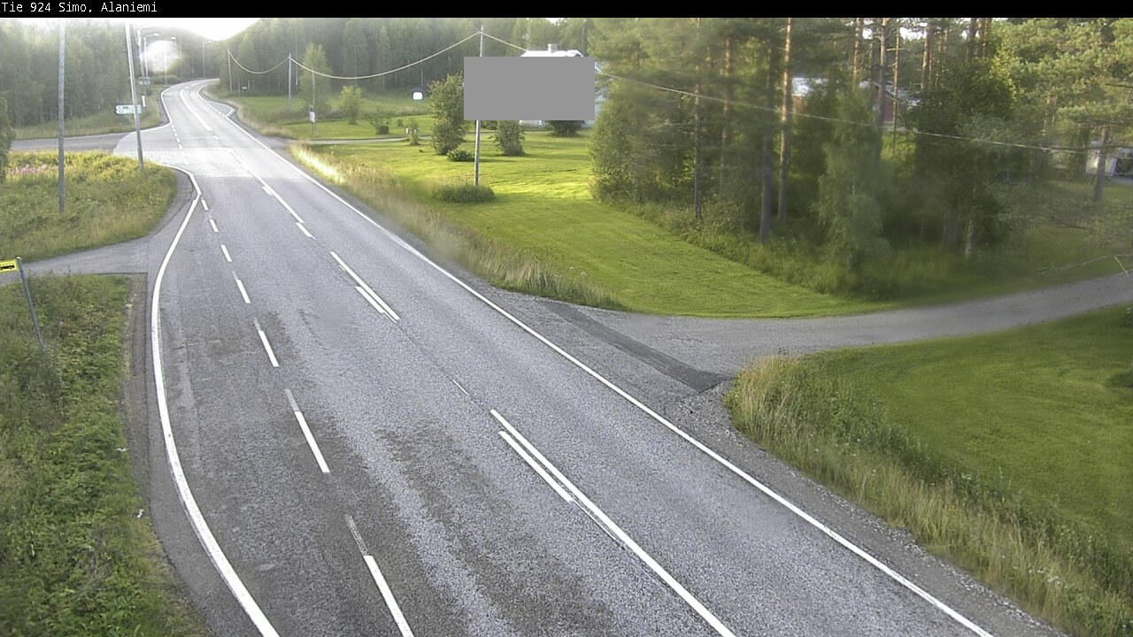 Kelikamerat Kuva Tie 924 Simo, Alaniemi, Simo, Lappi