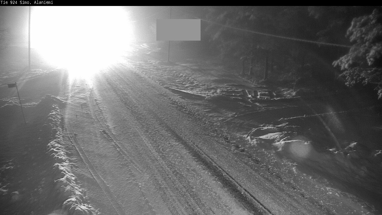 Weather Camera Image Road 924 Simo, Alaniemi, Simo, Lappi