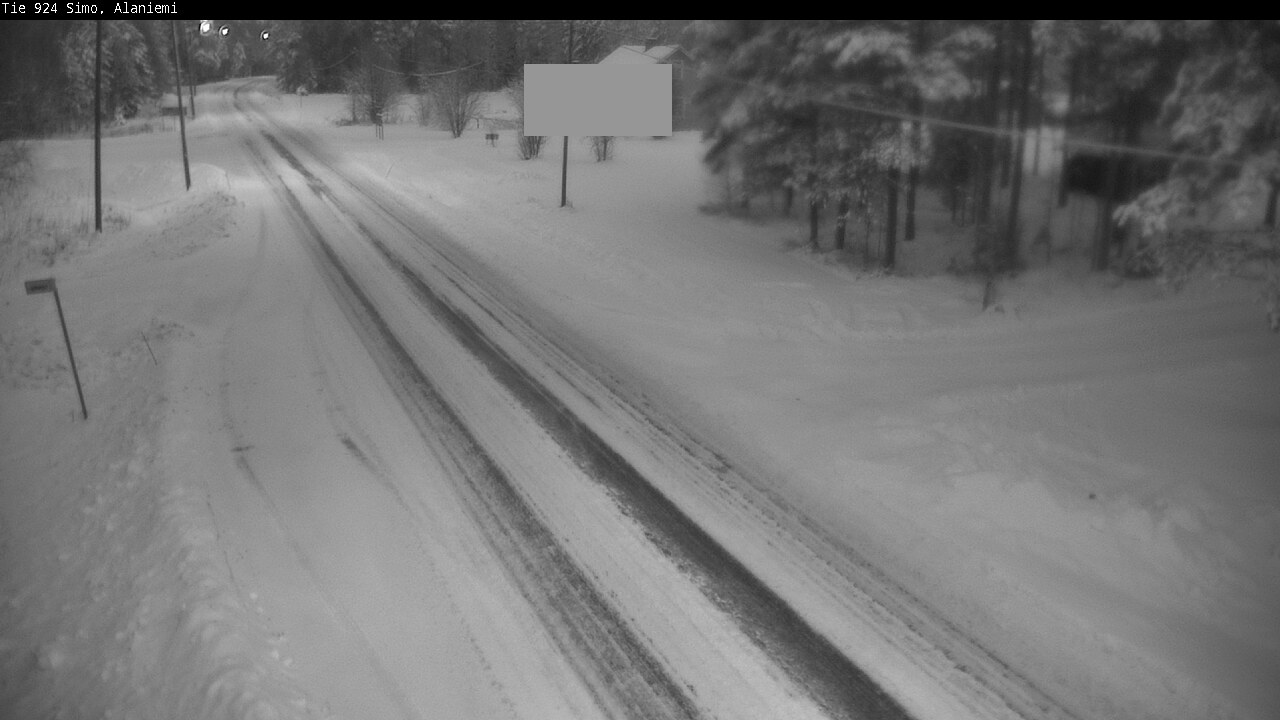 Weather Camera Image Road 924 Simo, Alaniemi, Simo, Lappi