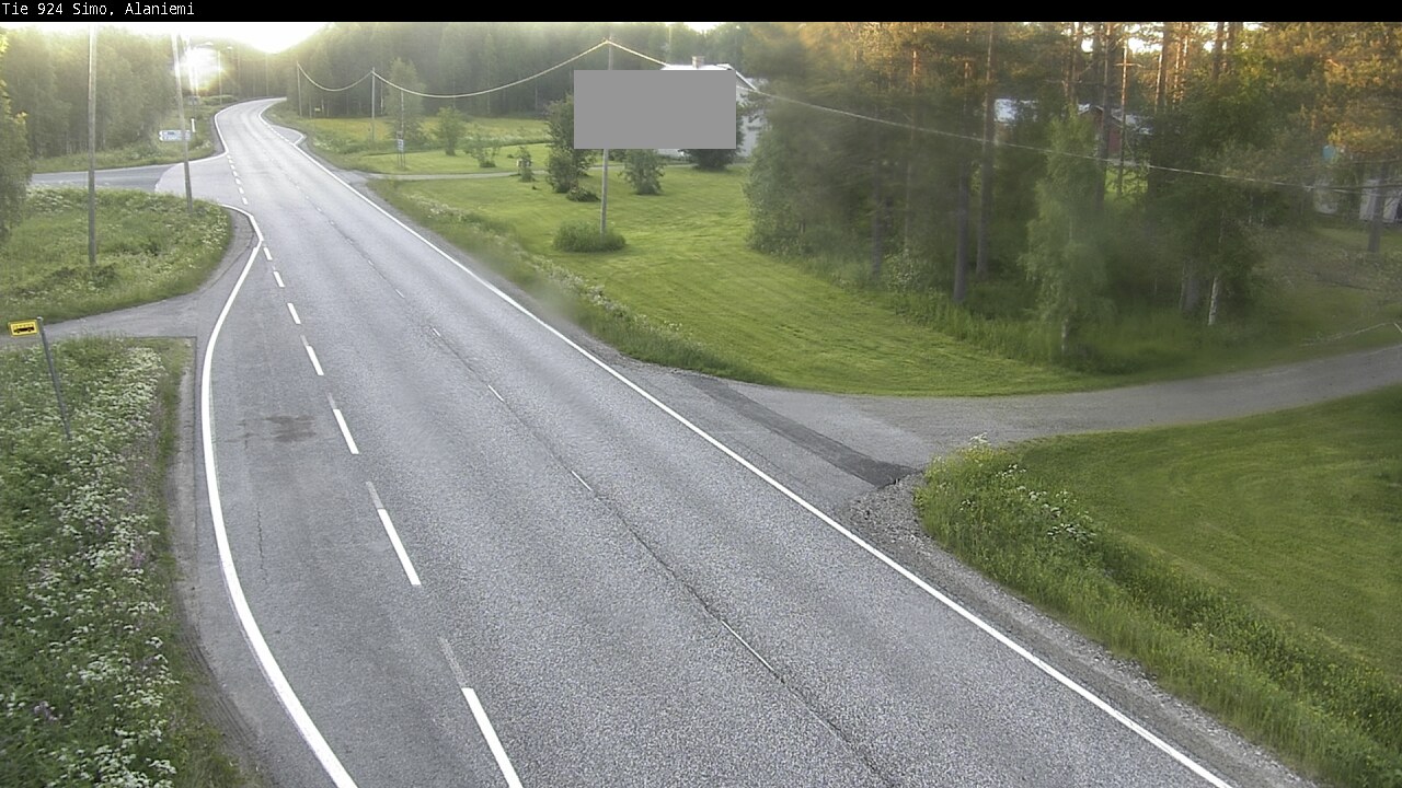 Weather Camera Image Väg 924 Simo, Alaniemi, Simo, Lappi
