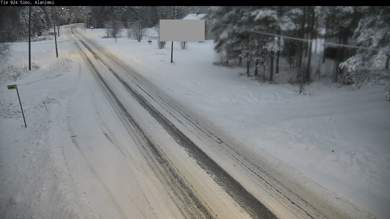 Weather Camera Image Road 924 Simo, Alaniemi, Simo, Lappi