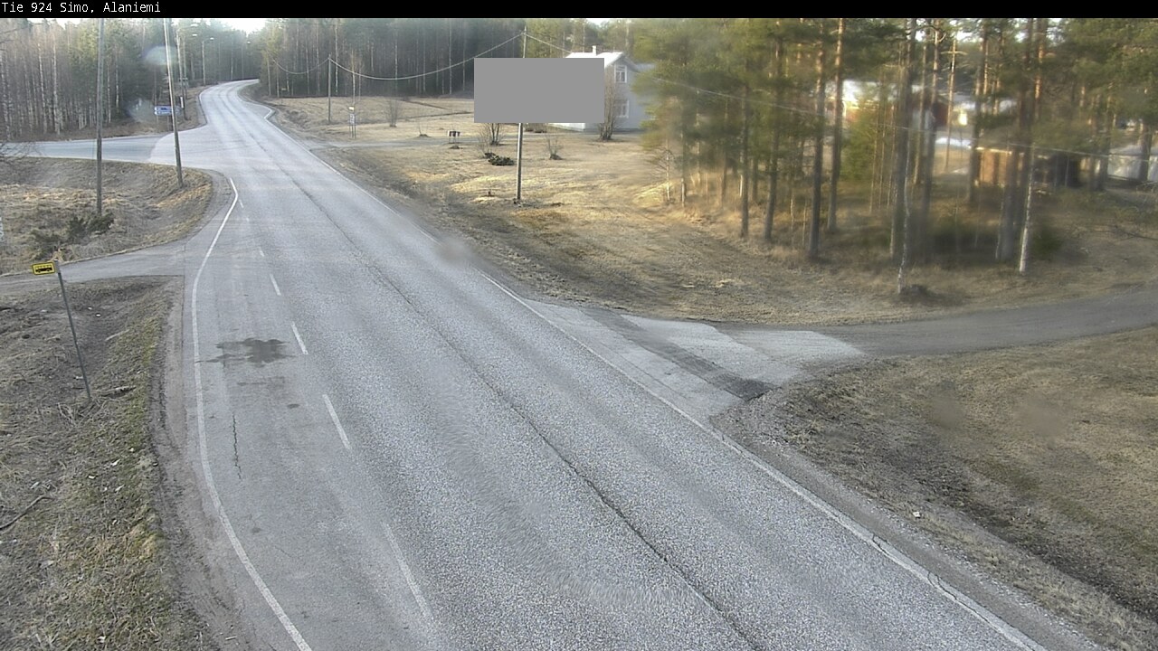 Weather Camera Image Väg 924 Simo, Alaniemi, Simo, Lappi