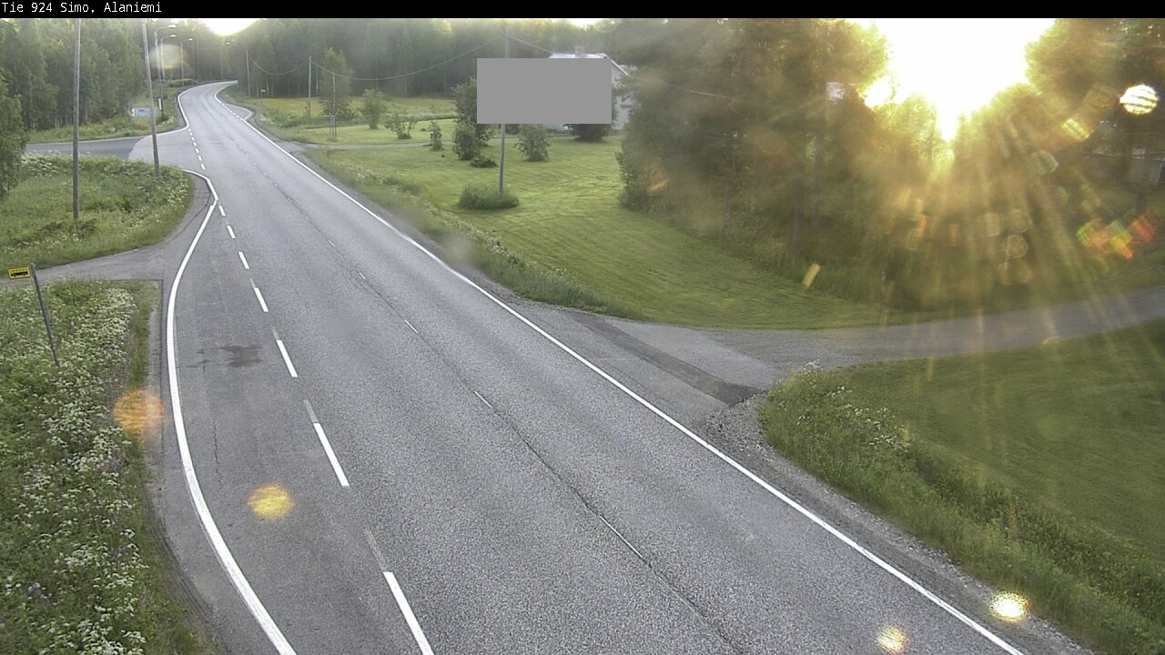 Weather Camera Image Väg 924 Simo, Alaniemi, Simo, Lappi