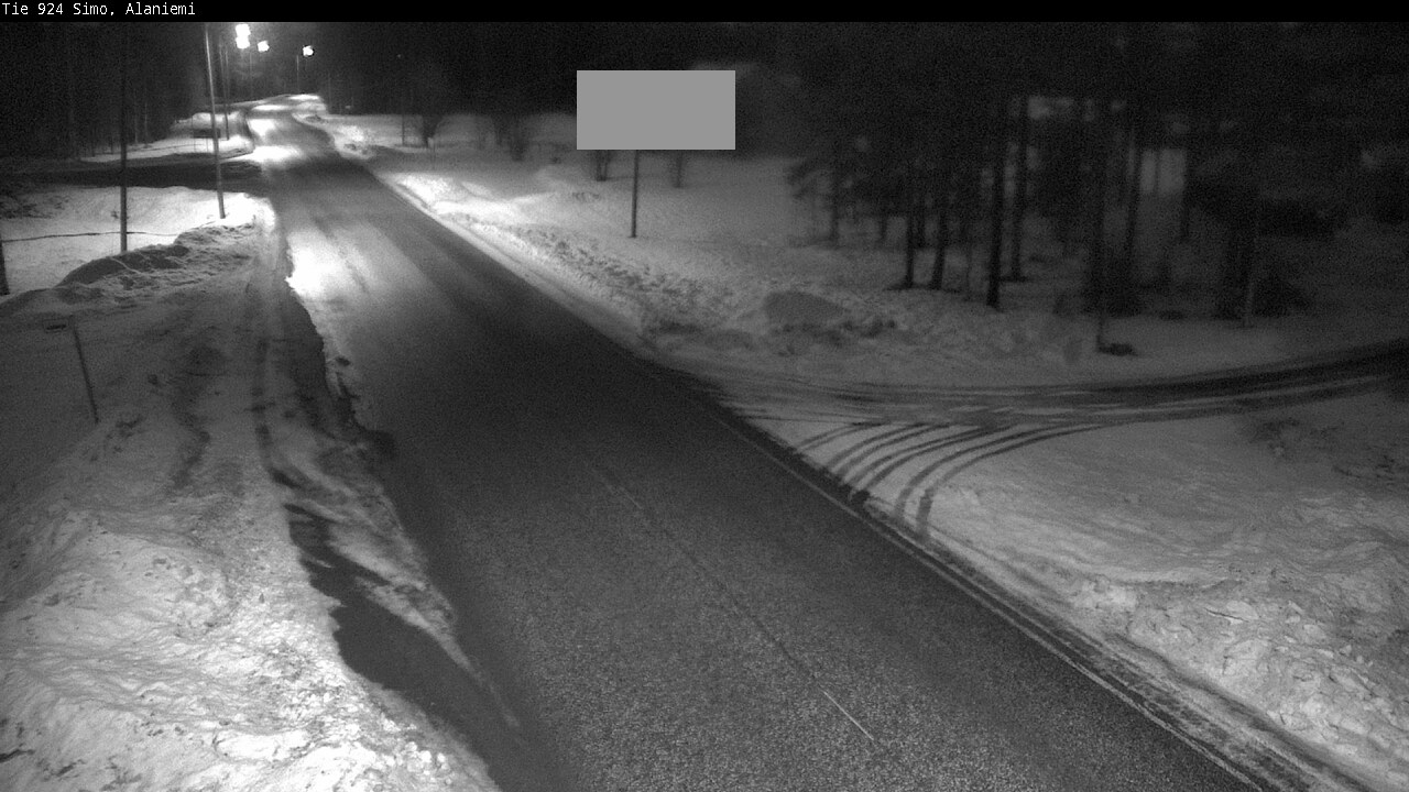 Kelikamerat Kuva Tie 924 Simo, Alaniemi, Simo, Lappi