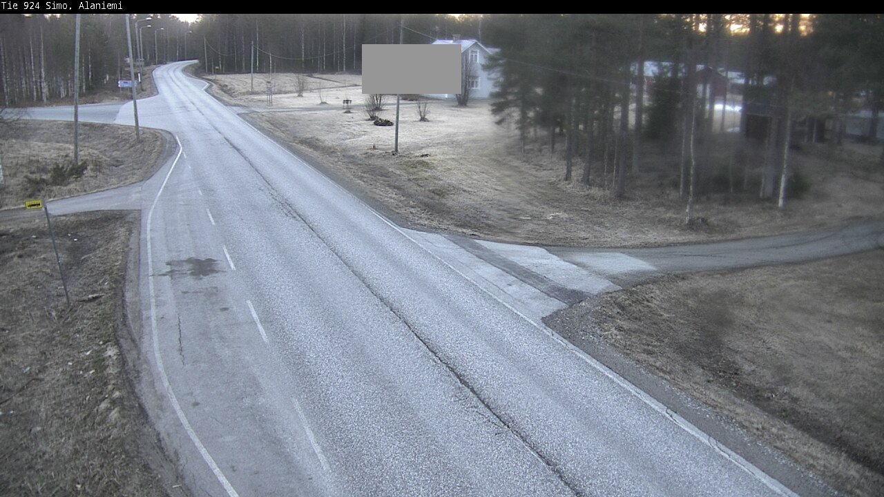 Weather Camera Image Väg 924 Simo, Alaniemi, Simo, Lappi