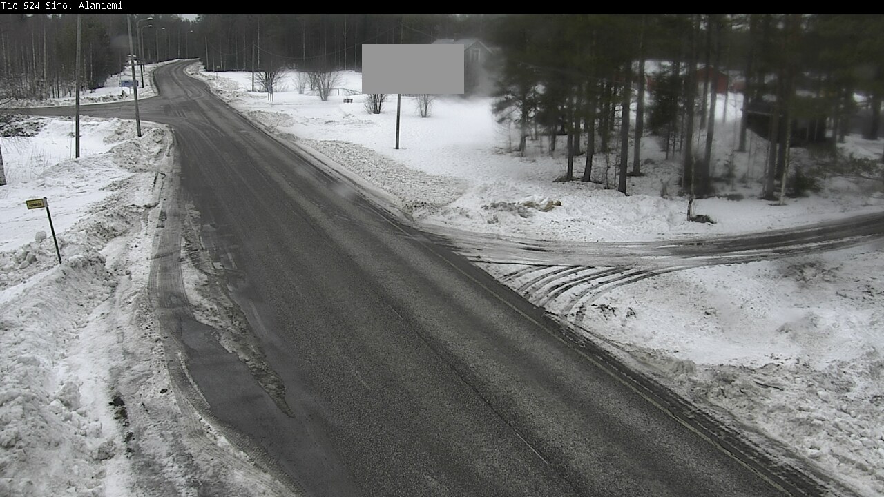 Weather Camera Image Road 924 Simo, Alaniemi, Simo, Lappi