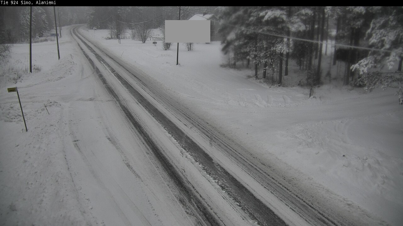 Weather Camera Image Road 924 Simo, Alaniemi, Simo, Lappi