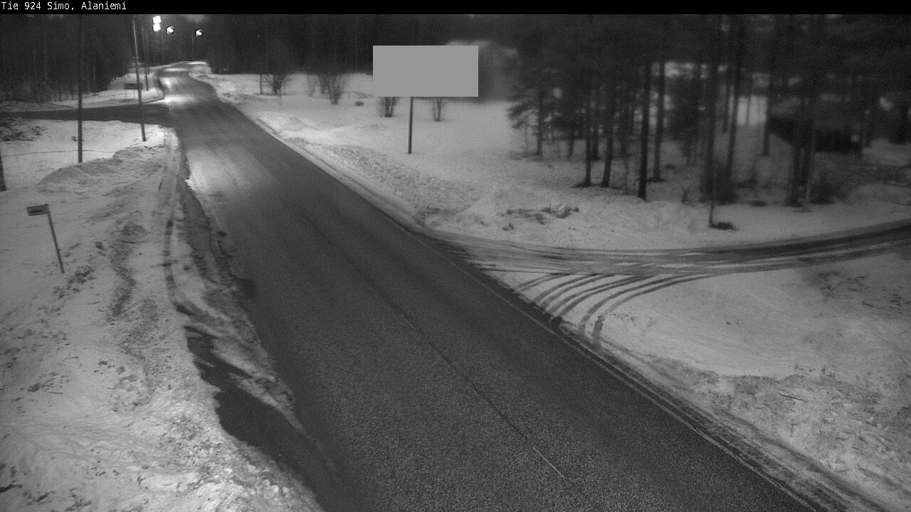 Kelikamerat Kuva Tie 924 Simo, Alaniemi, Simo, Lappi