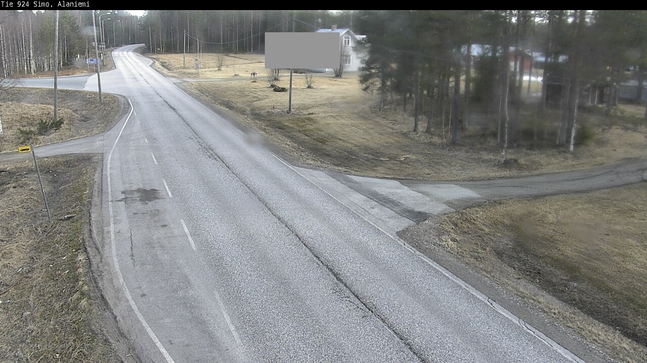 Weather Camera Image Väg 924 Simo, Alaniemi, Simo, Lappi