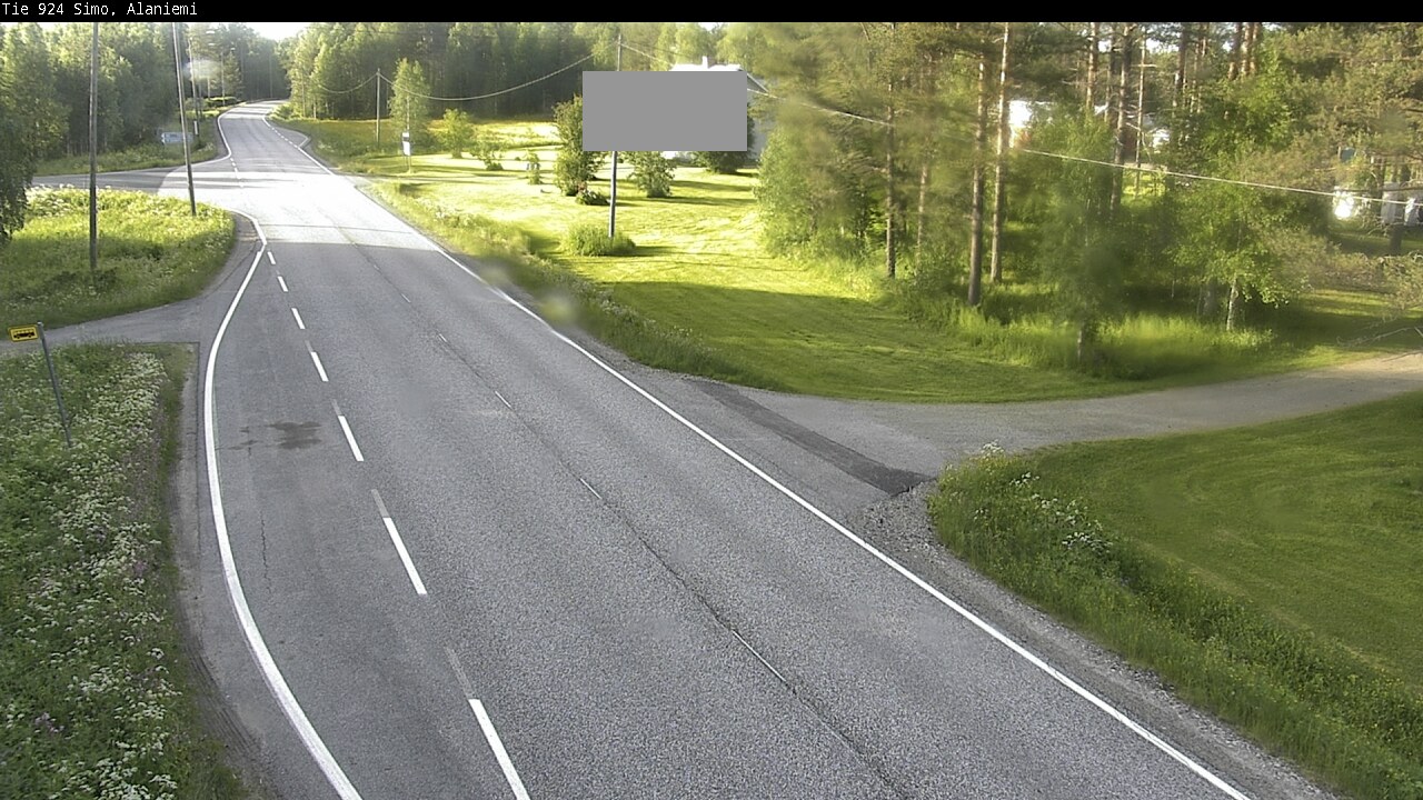 Weather Camera Image Väg 924 Simo, Alaniemi, Simo, Lappi