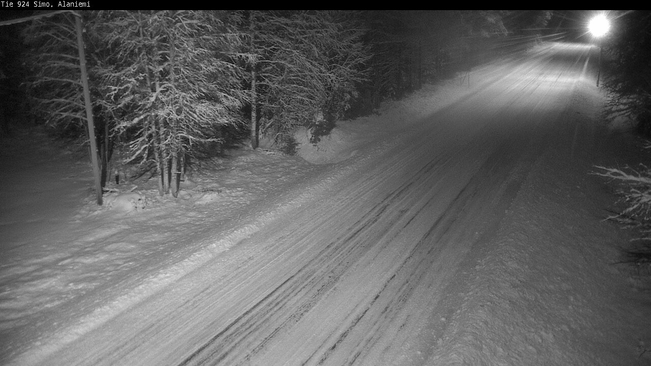 Kelikamerat Kuva Tie 924 Simo, Alaniemi, Simo, Lappi